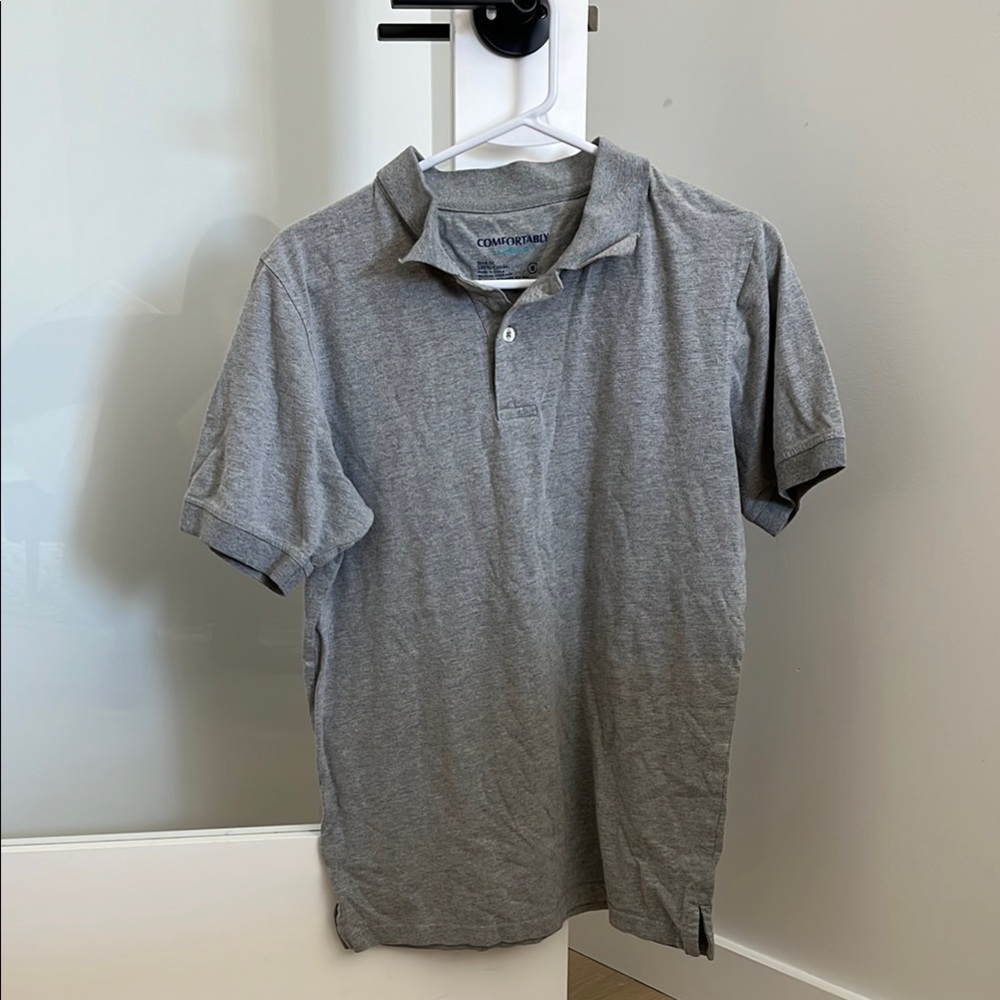 Men's Gray Polo Shirt